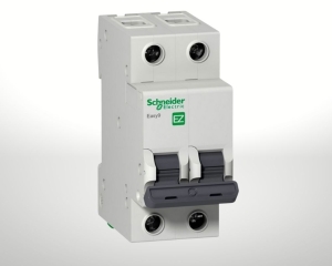 INTERRUPTOR TERMOMAGNETICO EASY9 DE 2X63 AMP. 10/6KA 230/400, SCHNEIDER-ELECTRIC