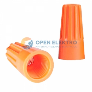 CONECTOR CIEGO NARANJA 14 AWG