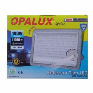 REFLECTOR LED 100W OPALUX 144 LEDS 11000LM 50,000HRS SLIM