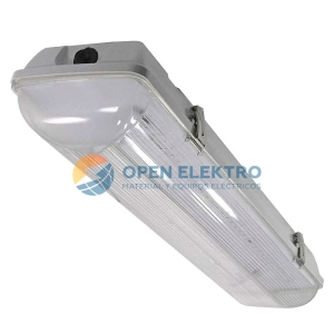 LUMINARIA HERMETICA GEBLER 2X36W T8-IP65-220V