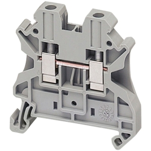 BORNERA UNIVERSAL GRIS 4MM2 TIPO RIEL