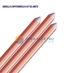 VARILLA COPPERWELD 5/8''X2.40MTS