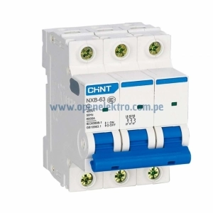 LLAVE TERMOMAGNETICA TRIFASICO 3X10A CHINT