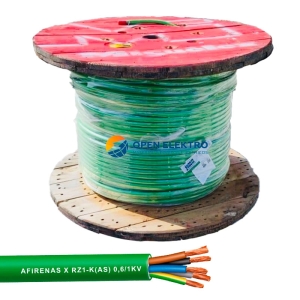 CABLE AFIRENAS-X RZ1-K 0,6/1KV 4G6MM2 VERDE