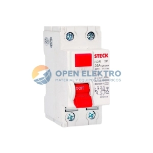 LLAVE INTERRUPTOR DIFERENCIAL 2X40A 400VAC 30MA TIPO AC STECK