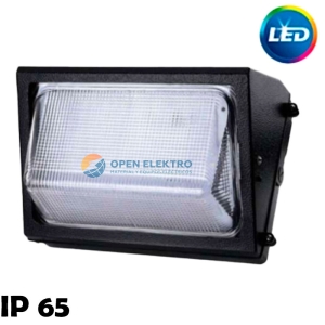 LUMINARIA LED PERIMETRAL 80W 6500K IP65 WALLPACK