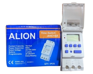 INTERRUPTOR HORARIO DIGITAL ALION AHC15A 100-250V