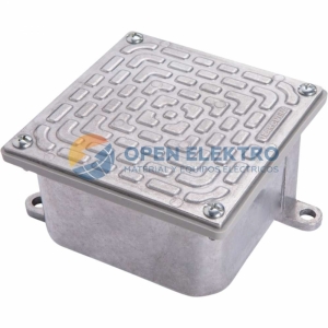 CAJA DE PASE DE ALUMINIO CON TAPA REVERSIBLE CP 3030 TRAMONTINA