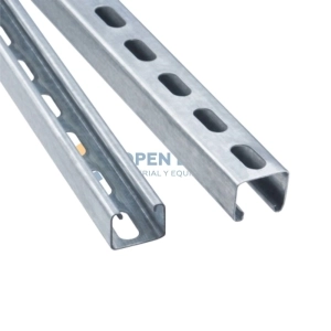 RIEL UNISTRUT BAJO RANURADO FG 41X21MM 2.4MTS AMERICAN