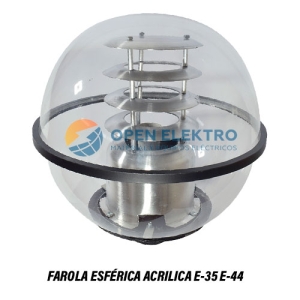 FAROLA ESFÉRICA ACRILICA E-35 VS/HM 70W NACIONAL