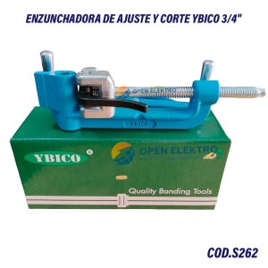 ENZUNCHADORA DE AJUSTE Y CORTE YBICO 3/4"
