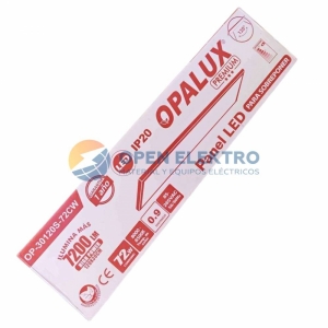 PANEL LED 30X120 72W OPALUX 7200LM 8000-8500K P/SOBREPONER