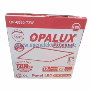 PANEL LED 60X60 72W OPALUX 7200LM 8000-8500K P/EMPOTRAR