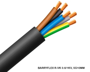 CABLE BARRYFLEX R-VK 0.6/1KV, 5G10MM2 MIGUELEZ