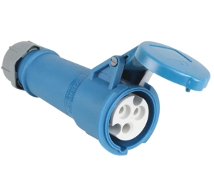 TOMACORRIENTE AÉREO 16A 2P+T 250V AZUL 6H IP44 MENNEKES
